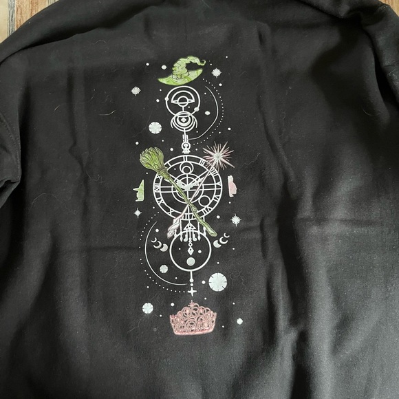 Gildan WICKED THEMED-Black small unisex Sweatshirt - Picture 2 of 4